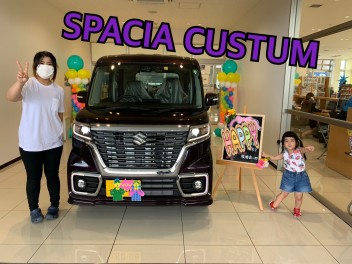 スペーシアカスタム納車しました！！